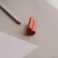 Radiergummi Herz rot