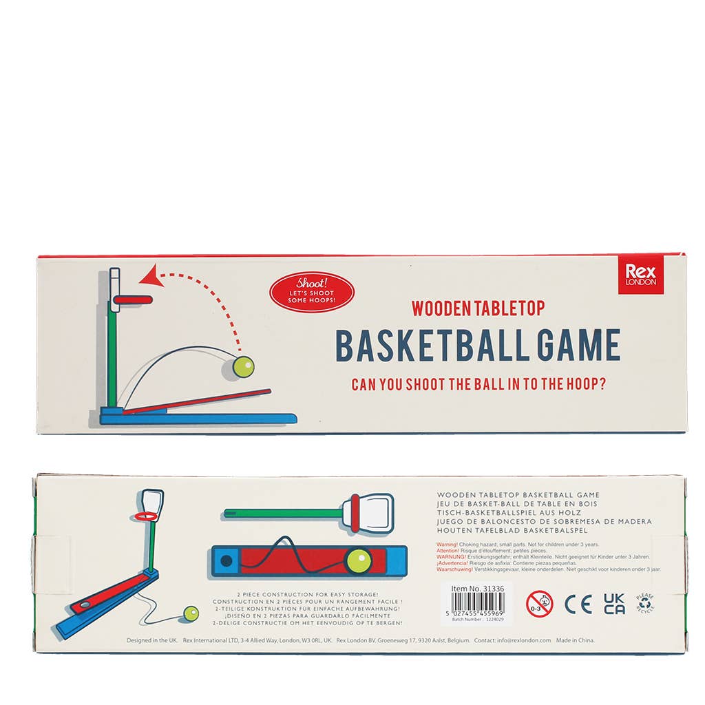Holz-Tisch-Basketballspiel