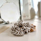 Mini Haargummi creme mit Leopardenmuster