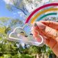Glücklicher Wolkenfenster-Sonnenfänger | Regenbogenmacher-Zubehör