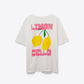 Damen T-Shirt 'Zitronenprint Limon' weiß