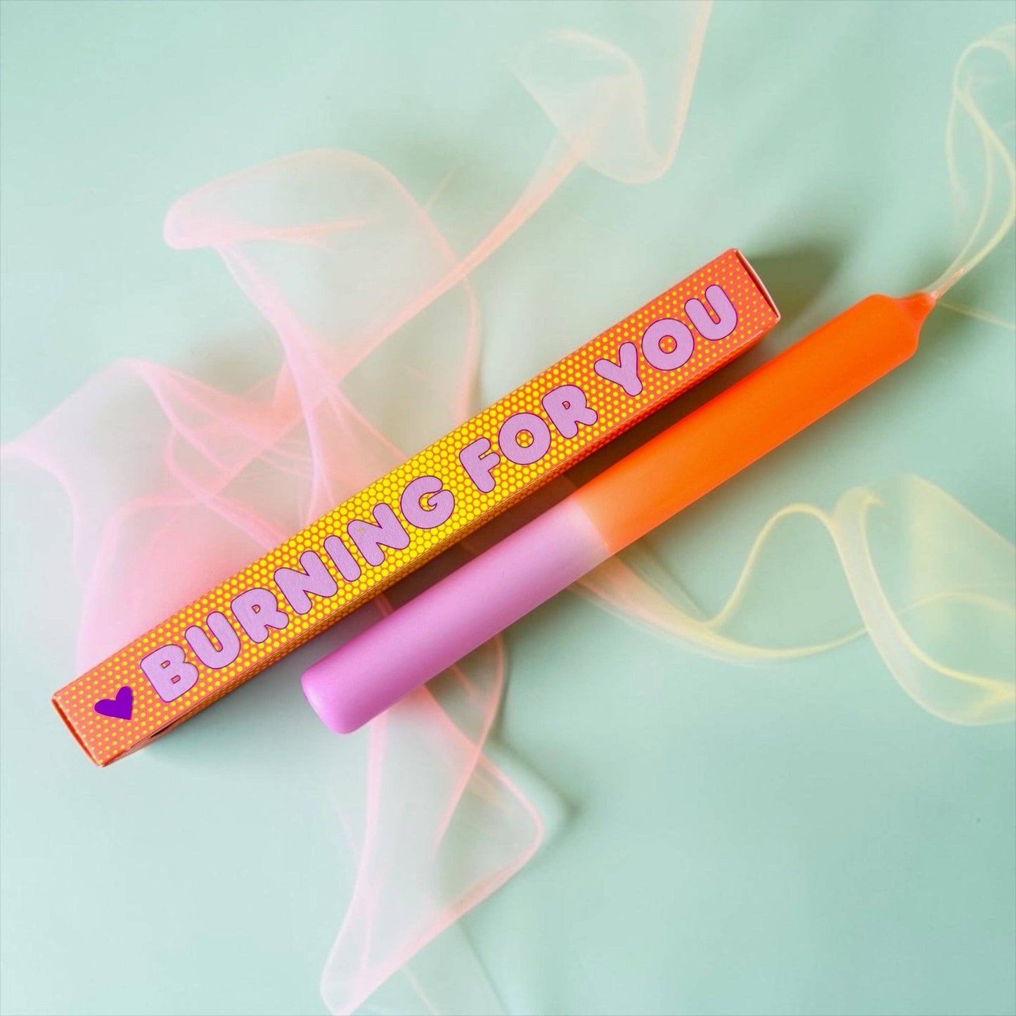 Statement Kerze 'BURNING FOR YOU'