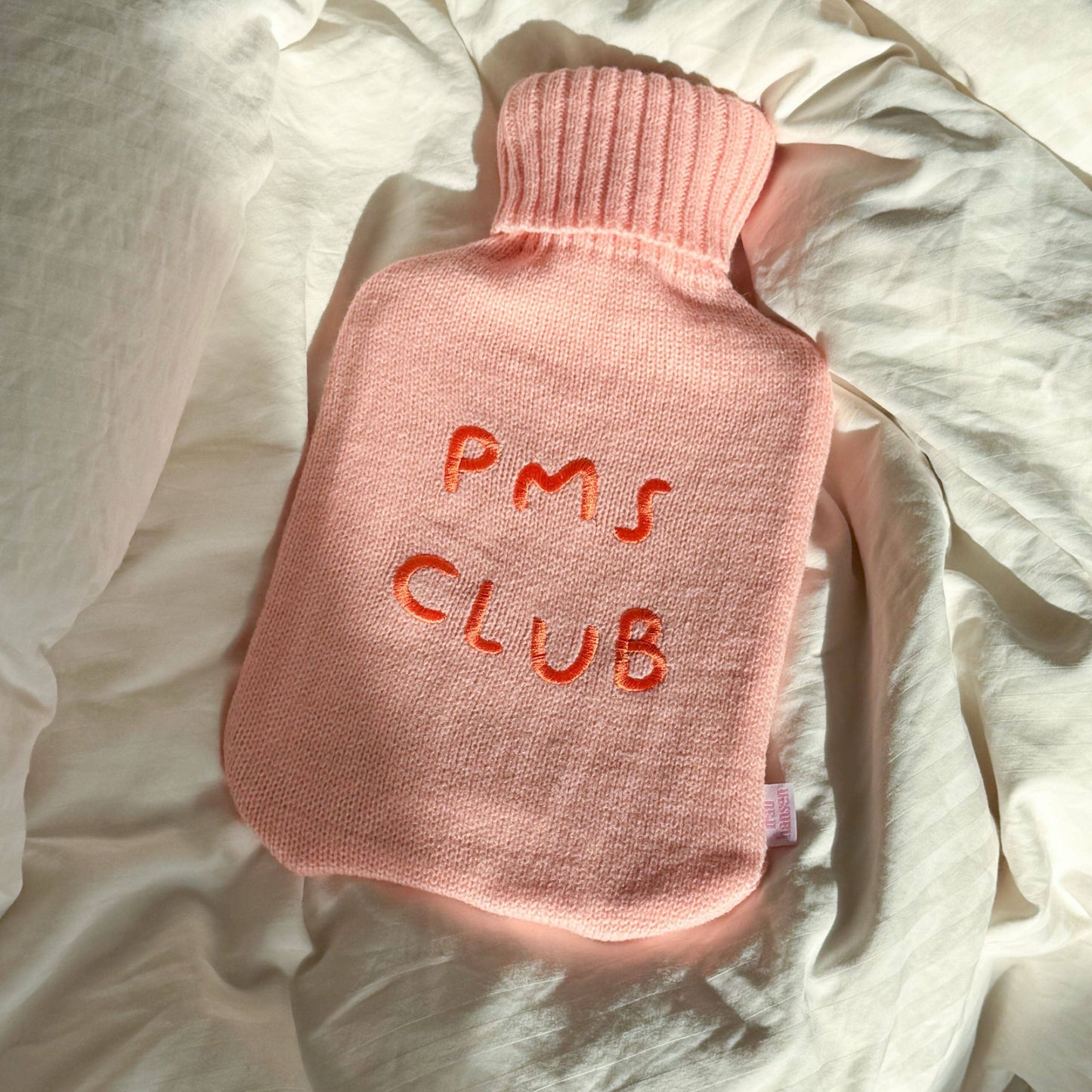 Wärmflasche 'PMS Club' rosa