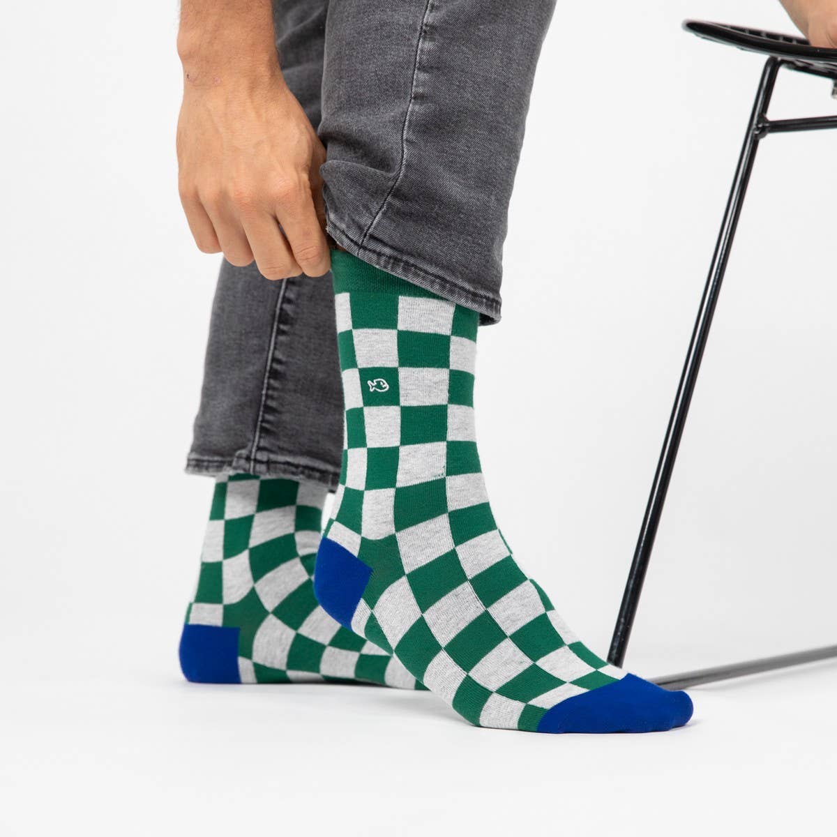 Karierte Herren Socken 'Silverstone'