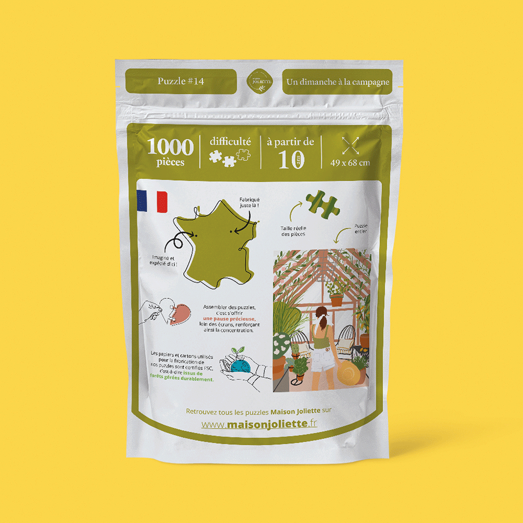 1000-teiliges Puzzle 'Ein Sonntag auf dem Land'