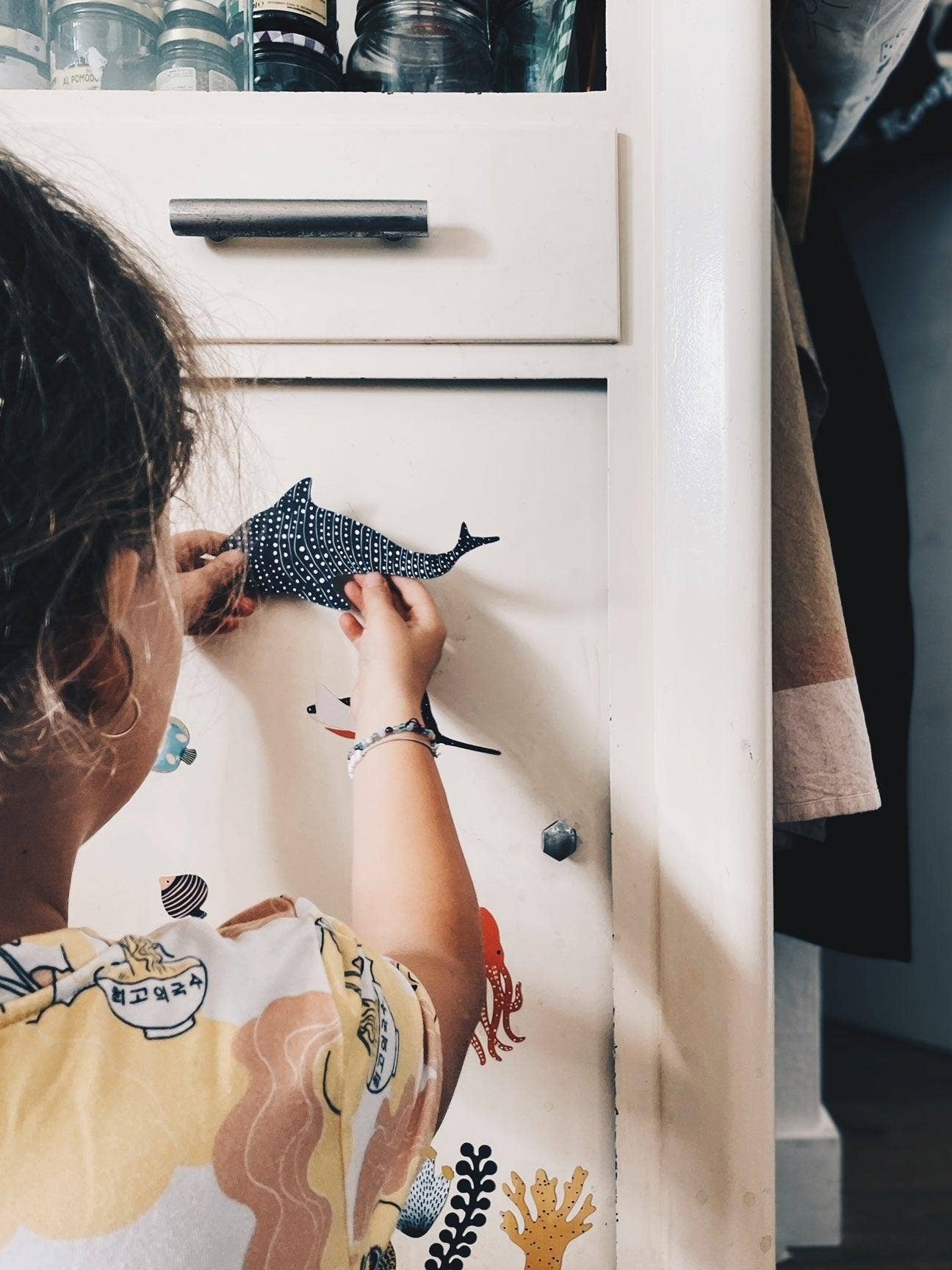 Magnetisches Spiel mit Meerestieren