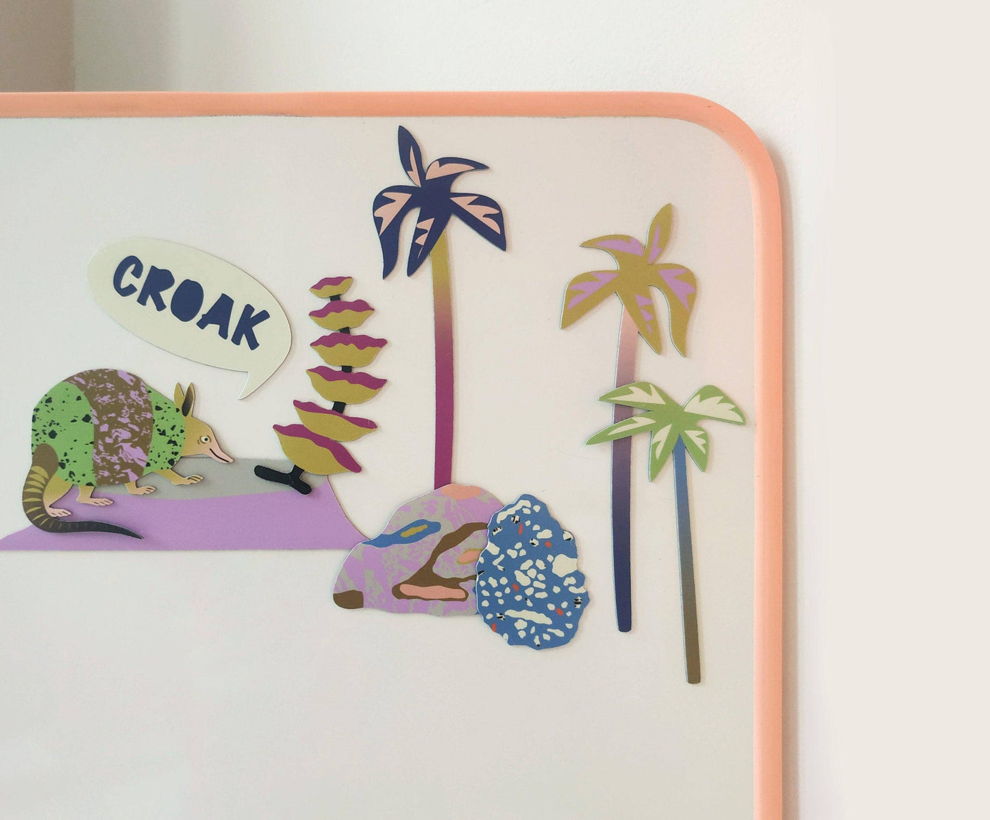 Magnetisches Spiel mit Dinosauriern