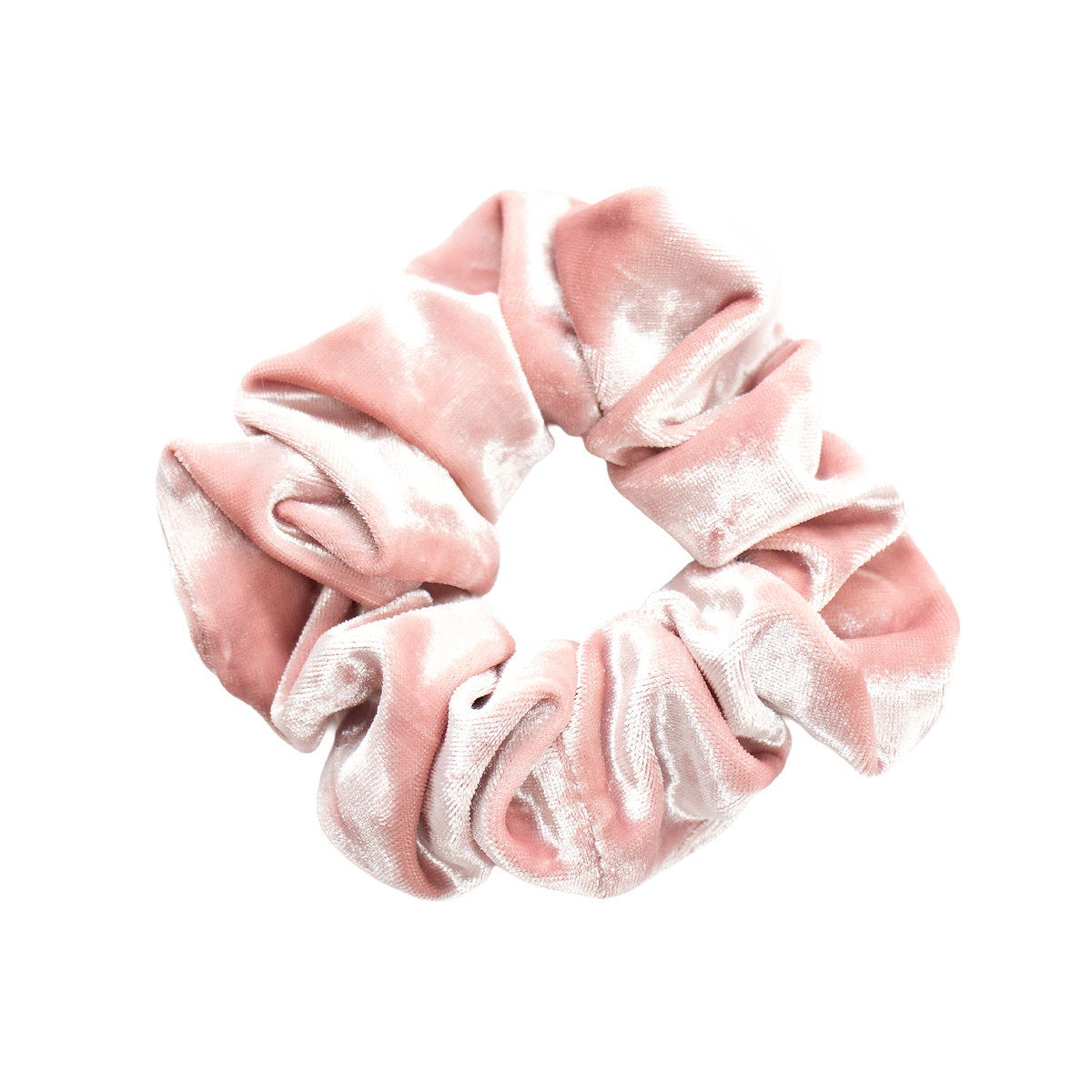 Schimmernder Samt-Haargummi Pirouette Ballerinas rosa