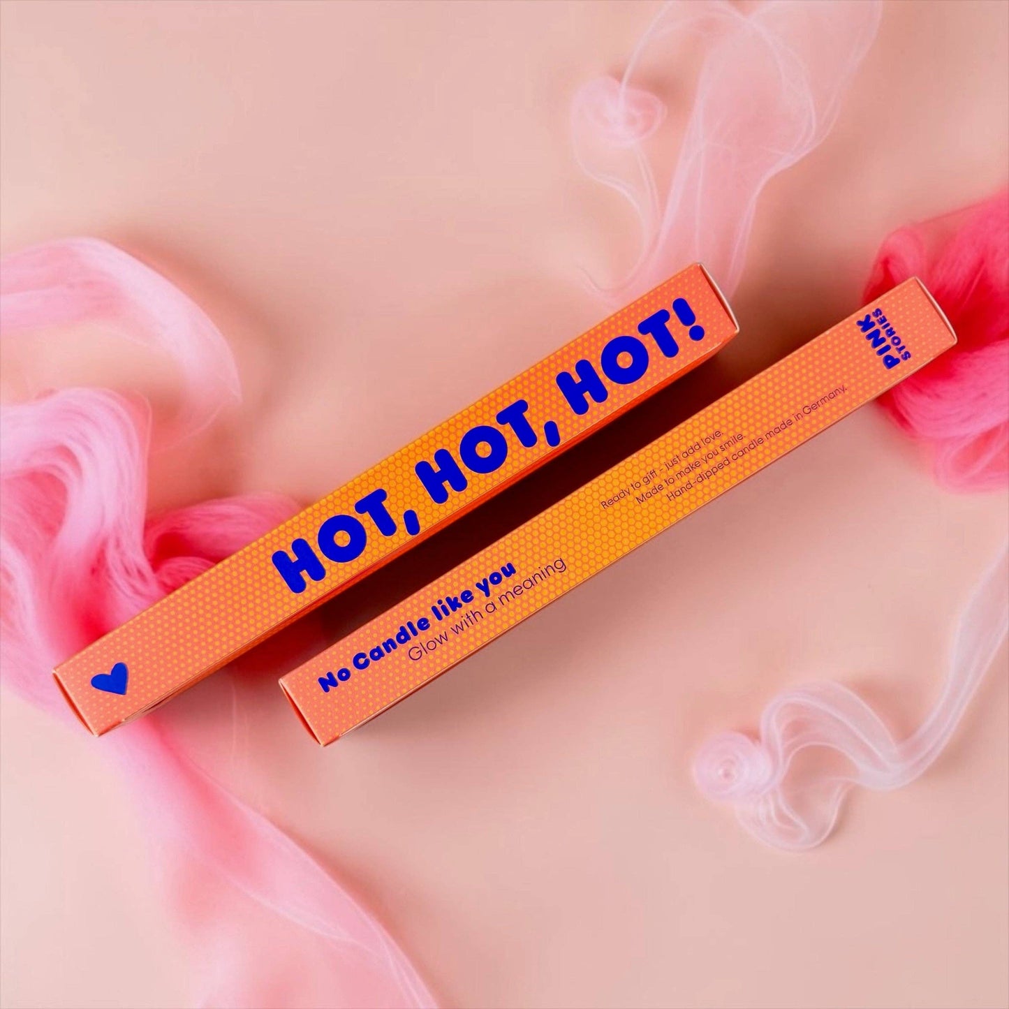Statement Kerze 'HOT, HOT, HOT'