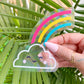 Glücklicher Wolkenfenster-Sonnenfänger | Regenbogenmacher-Zubehör