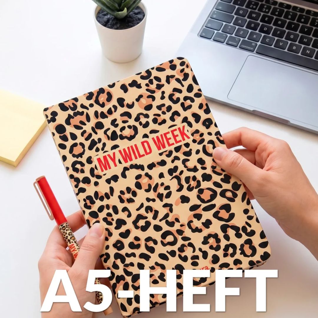A5-Notizbuch 'My Wild Week' Leo