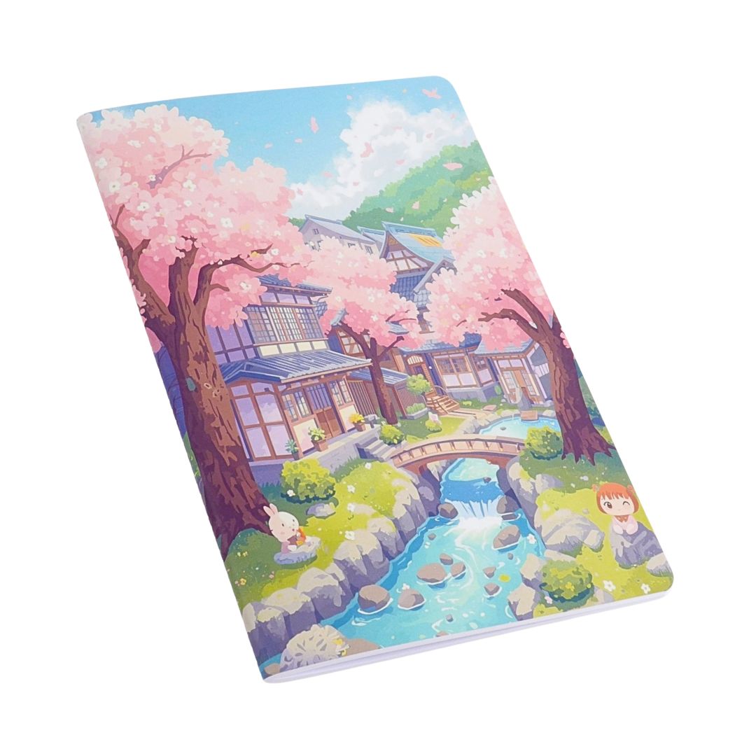 A5 Notizbuch Kawaii Japanischer Garten