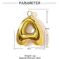 Anhänger '3D Balloon Letters' gold
