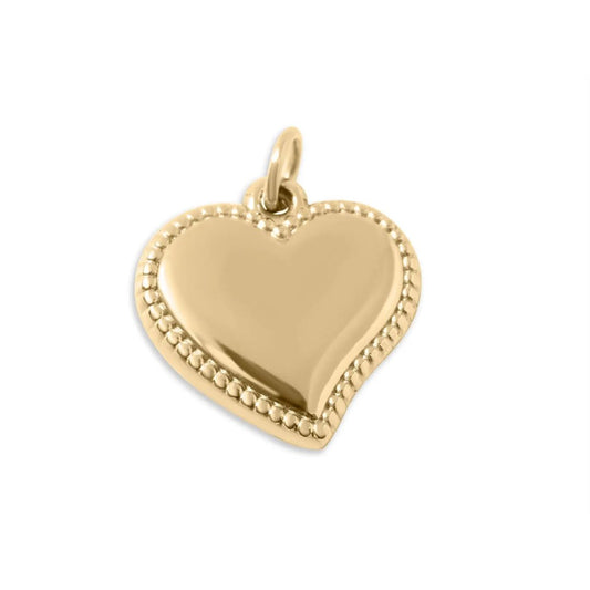 Anhänger 'Herz' gold 16 mm