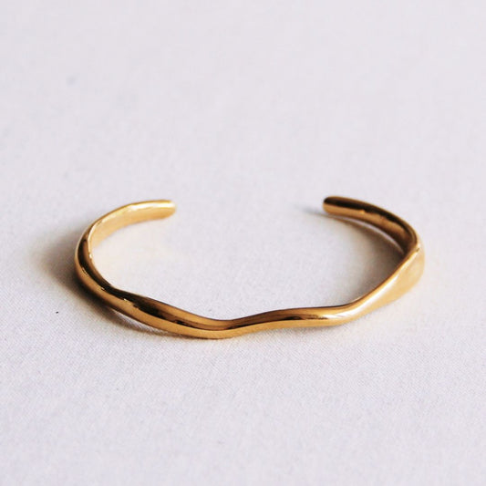 Armreif 'Small Wave' gold