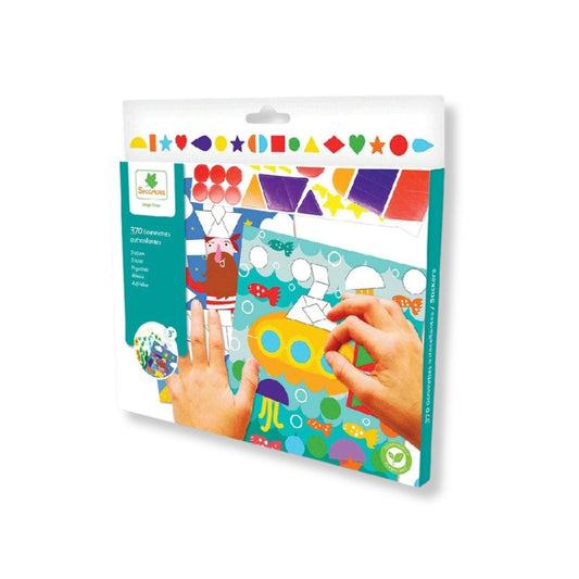 Kinder Kreativset 'Aufkleber – Formen & Farben – Yellow Submarine'