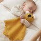 Baby | Gestricktes Koala-Doudou 100 % Baumwolle senfgelb