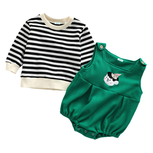Baby Outfit Set Shirt und Body 'Graphic Corduroy'