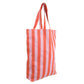 Baumwolltasche 'Stripes' pink/orange