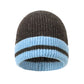 Beanie 'Stripe Casual' anthra/blau