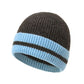 Beanie 'Stripe Casual' anthra/blau