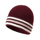 Beanie 'Stripe Casual' bordeaux