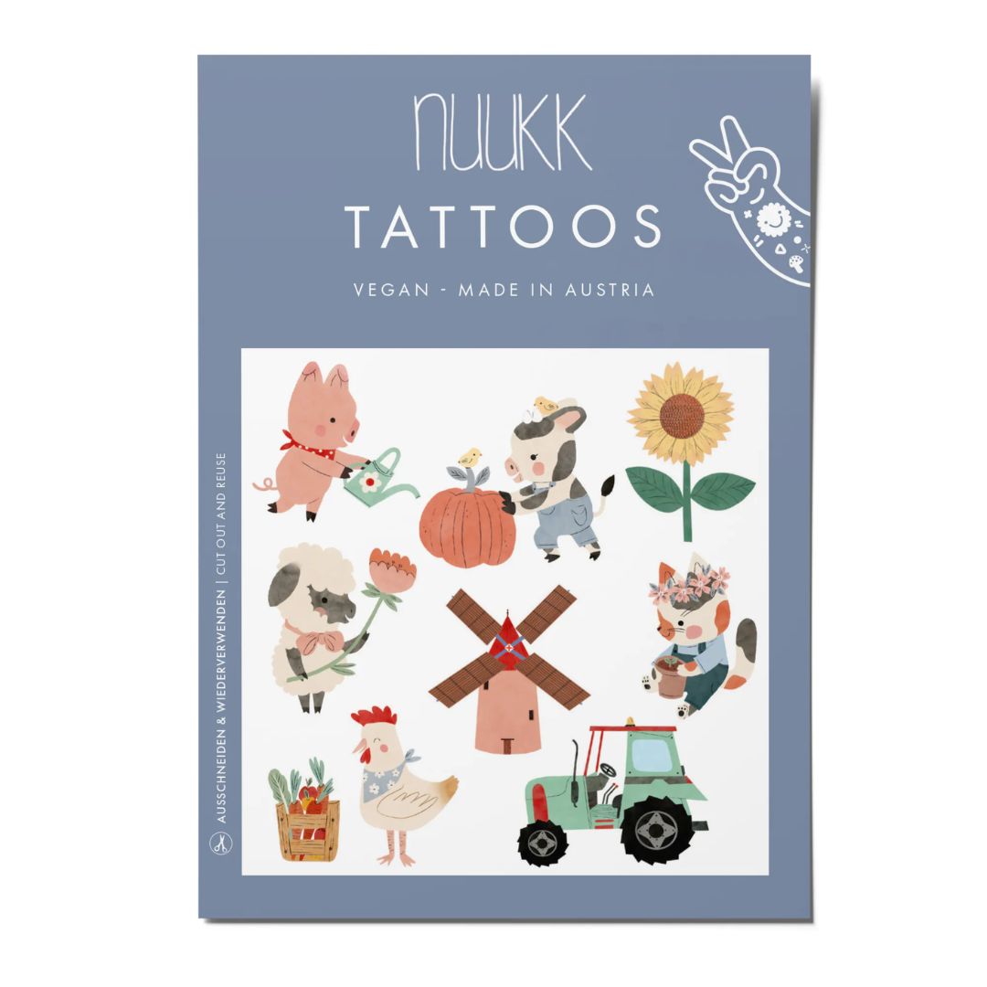 Bio Tattoos 'Bauernhof'