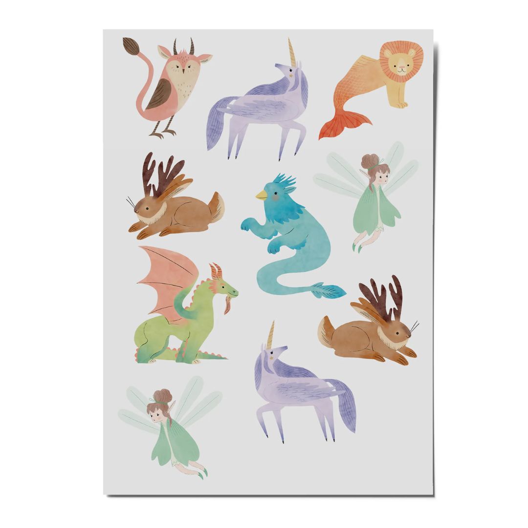 Bio Tattoos 'Einhorn'