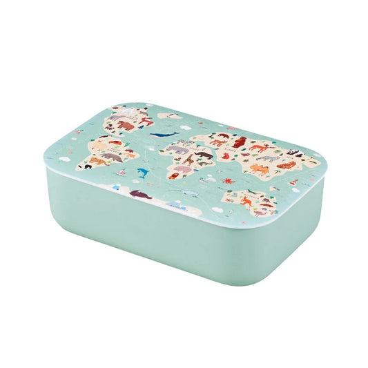 Bioloco Plant Classic Lunchbox 'Animal Map'