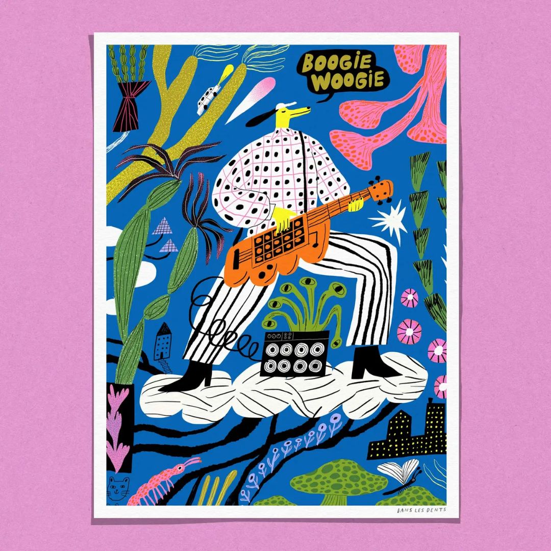 Kunstdruck 30 x 40 cm 'Boogie Woggie'