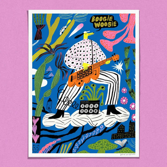 Kunstdruck 30 x 40 cm 'Boogie Woggie'