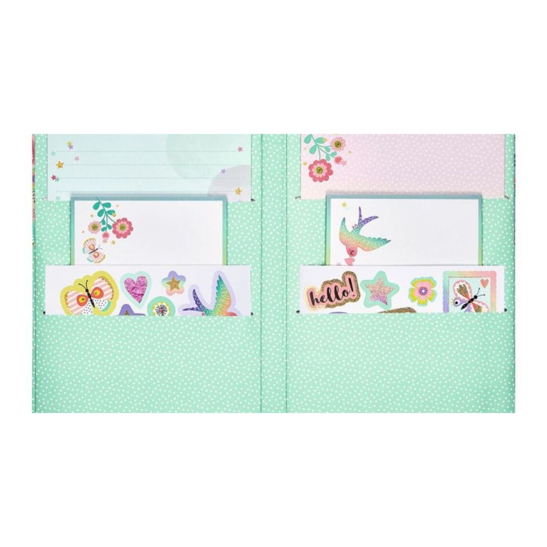 Briefpapier-Set 'Flowers & Friends'