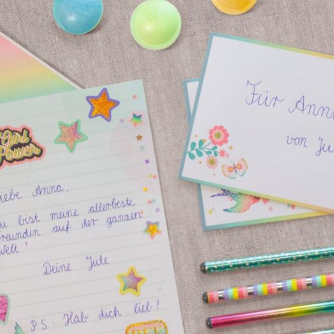 Briefpapier-Set 'Flowers & Friends'