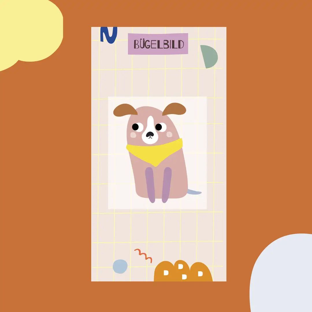 Bügelbild 'Cool Dog'