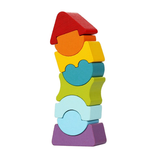 Kreatives Stapelspiel 'Cubika Flexibler Turm'