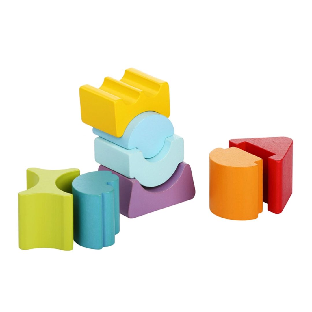 Kreatives Stapelspiel 'Cubika Flexibler Turm'