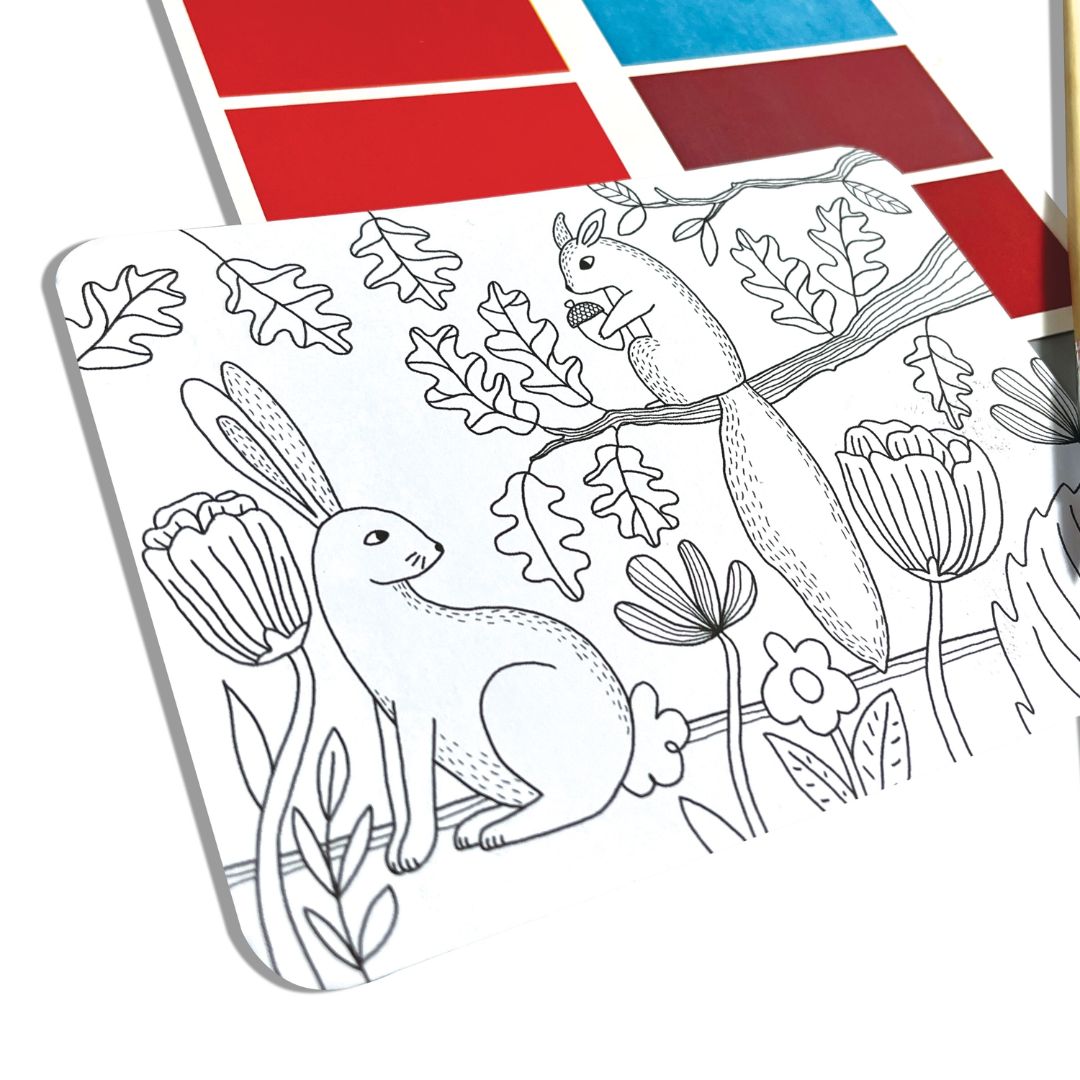 D.I.Y. Aquarell-Kunst-Kit 'Scenic Hues - Waldabenteuer'