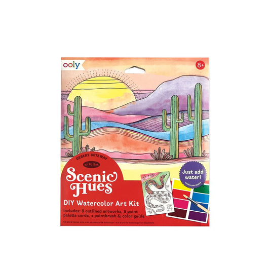 D.I.Y. Aquarell-Kunst-Kit 'Scenic Hues - Wüstentor'