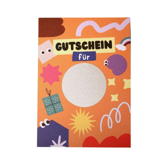 DIY Gutschein Rubbelkarte DIN A6