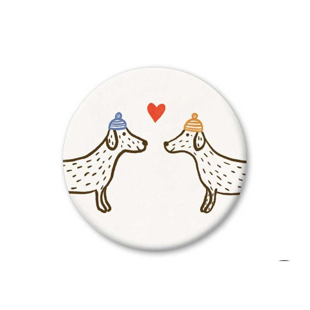 Mini Magnet 'Dachshund Love'