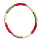 Damen Armband 'Aello' mandel/himbeere/ecru