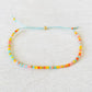 Damen Armband Single 'Miyuki Perlen' gelb/blau/orange
