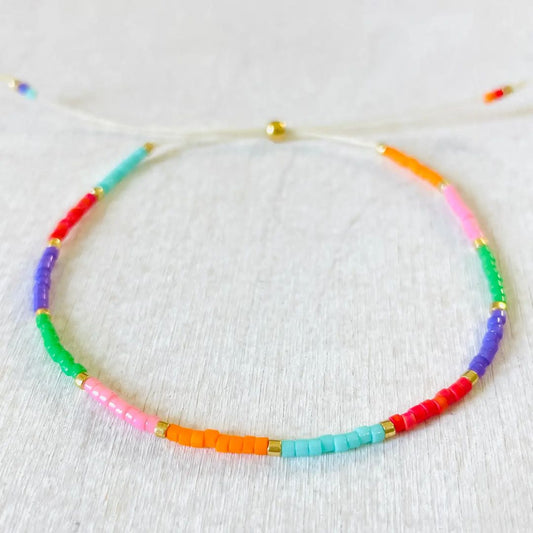 Damen Armband Single 'Miyuki Perlen' colorful