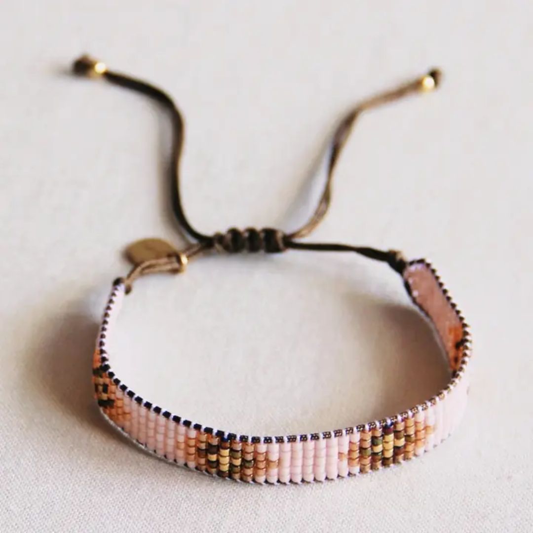 Damen Armband aus Miyuki Perlen geflochten