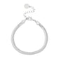 Damen Armband breit 'Basic' silber