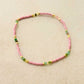 Damen Armband elastisch 'Jia' mit Miyuki-Perlen pink