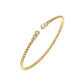 Damen Armband offen mit Kristall-Enden