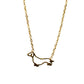 Damen Halskette 'Dackel' gold