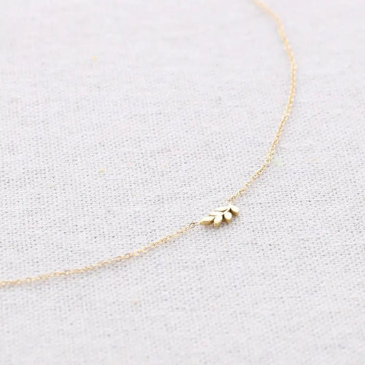 Damen Halskette 'Kleiner Zweig' gold