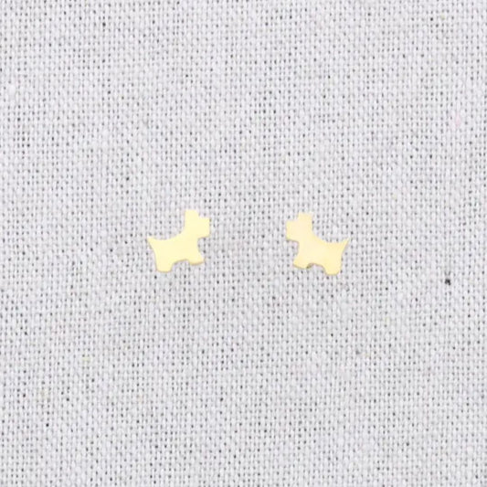 Damen Ohrringe Stecker 'Puppy' gold